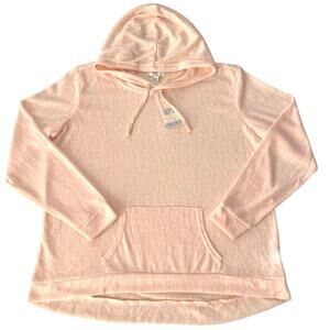 Weatherproof Peach Lightweight Hoodie Womens Size L Pocket Casual Layer Walking